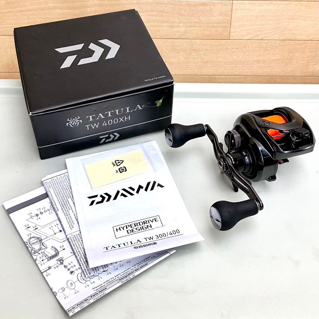 ダイワ 22 タトゥーラ TW 400XH ベイトリール SLPワークス ノブ