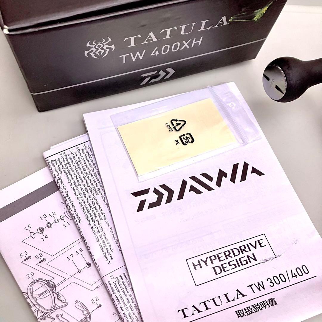 ダイワ 22 タトゥーラ TW 400XH ベイトリール SLPワークス ノブ