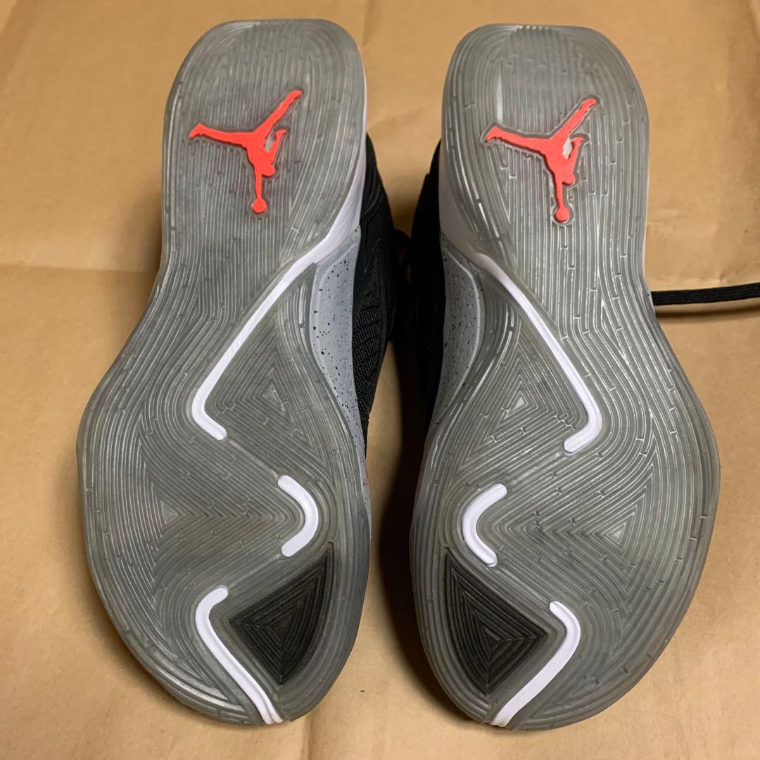 美品25.5cm JORDAN BRAND ルカ2 ブラック