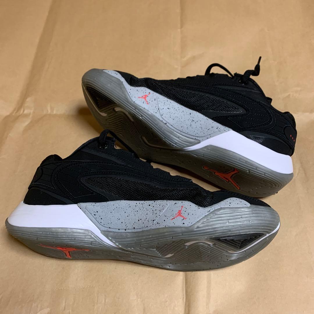 美品25.5cm JORDAN BRAND ルカ2 ブラック
