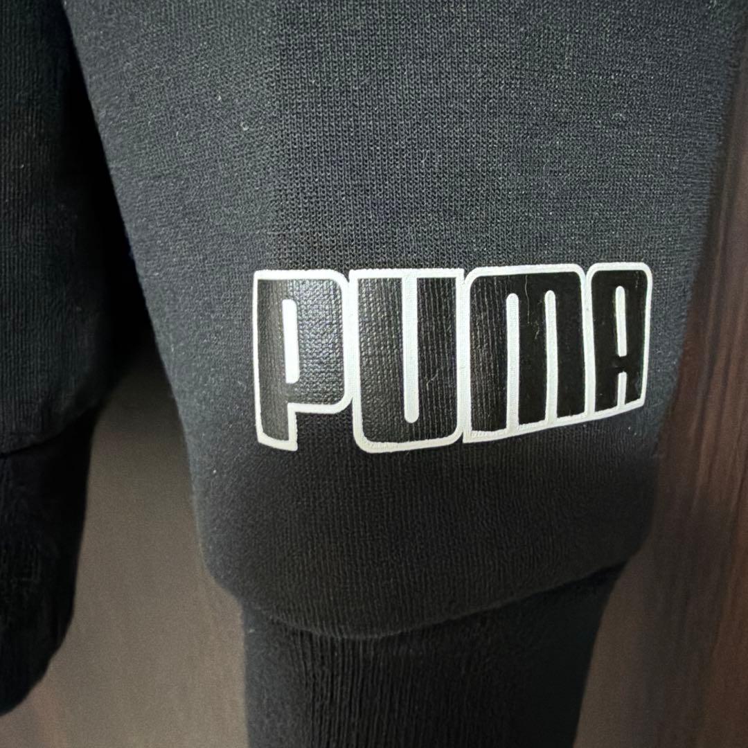 PUMA × TANGRAM ダンボールニットフーディー　黒　XL