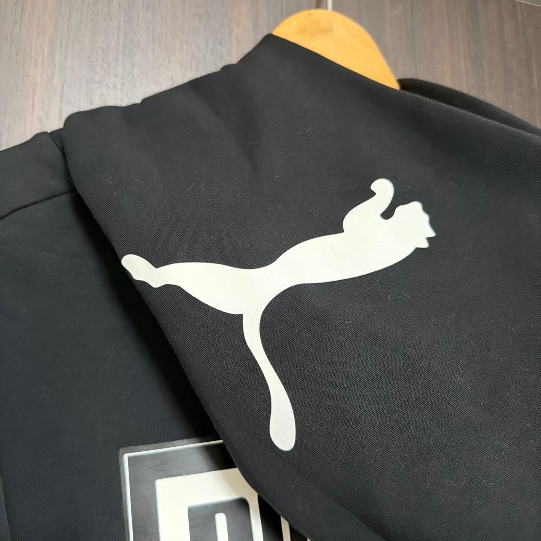 PUMA × TANGRAM ダンボールニットフーディー　黒　XL