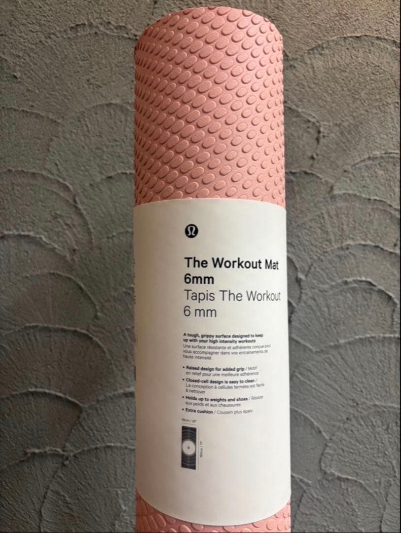 The Workout Mat 6mm ピンク