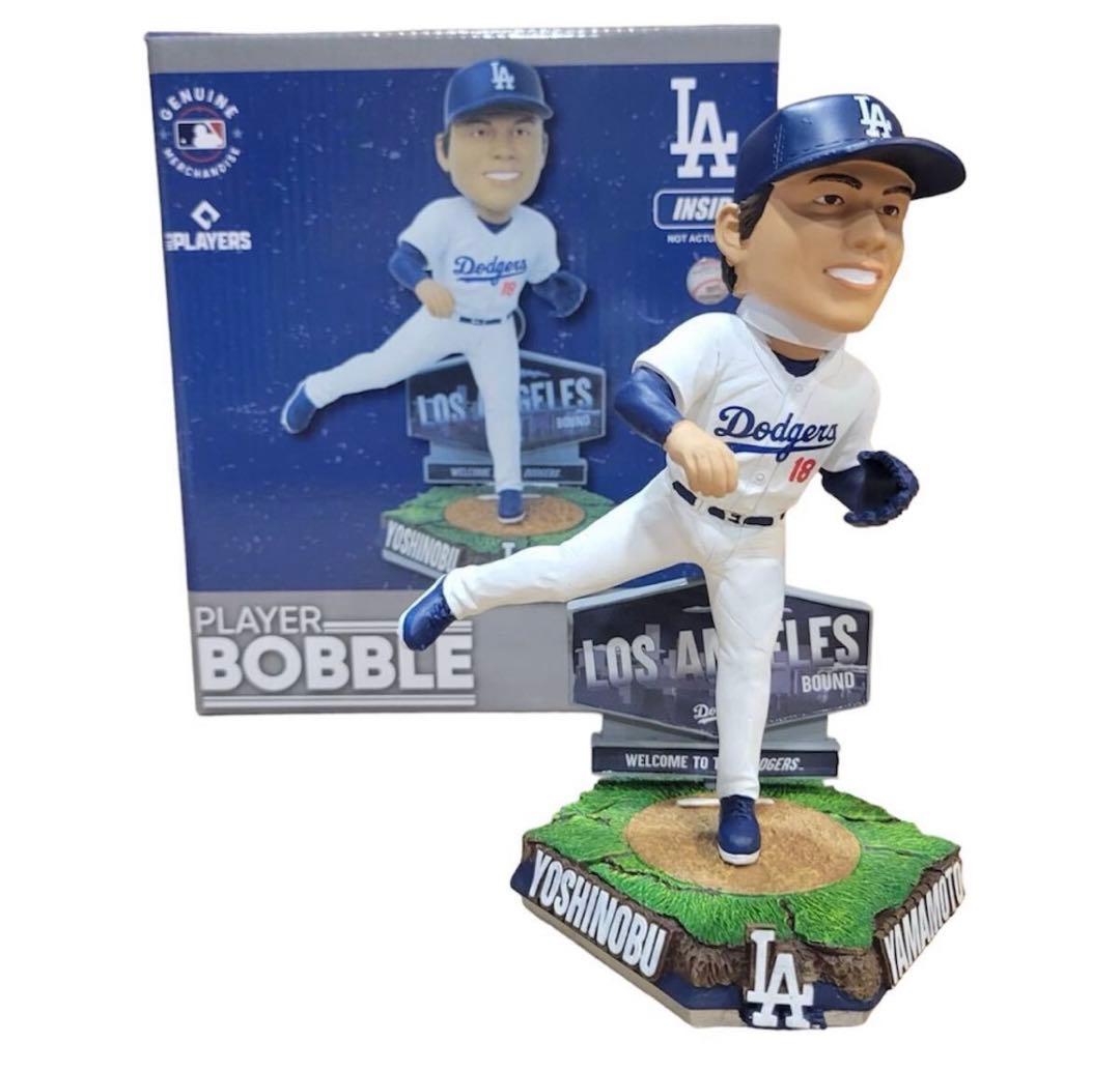 山本由伸　ボブルヘッド　ドジャース 新品　バブルヘッド　ワールドシールドMVP