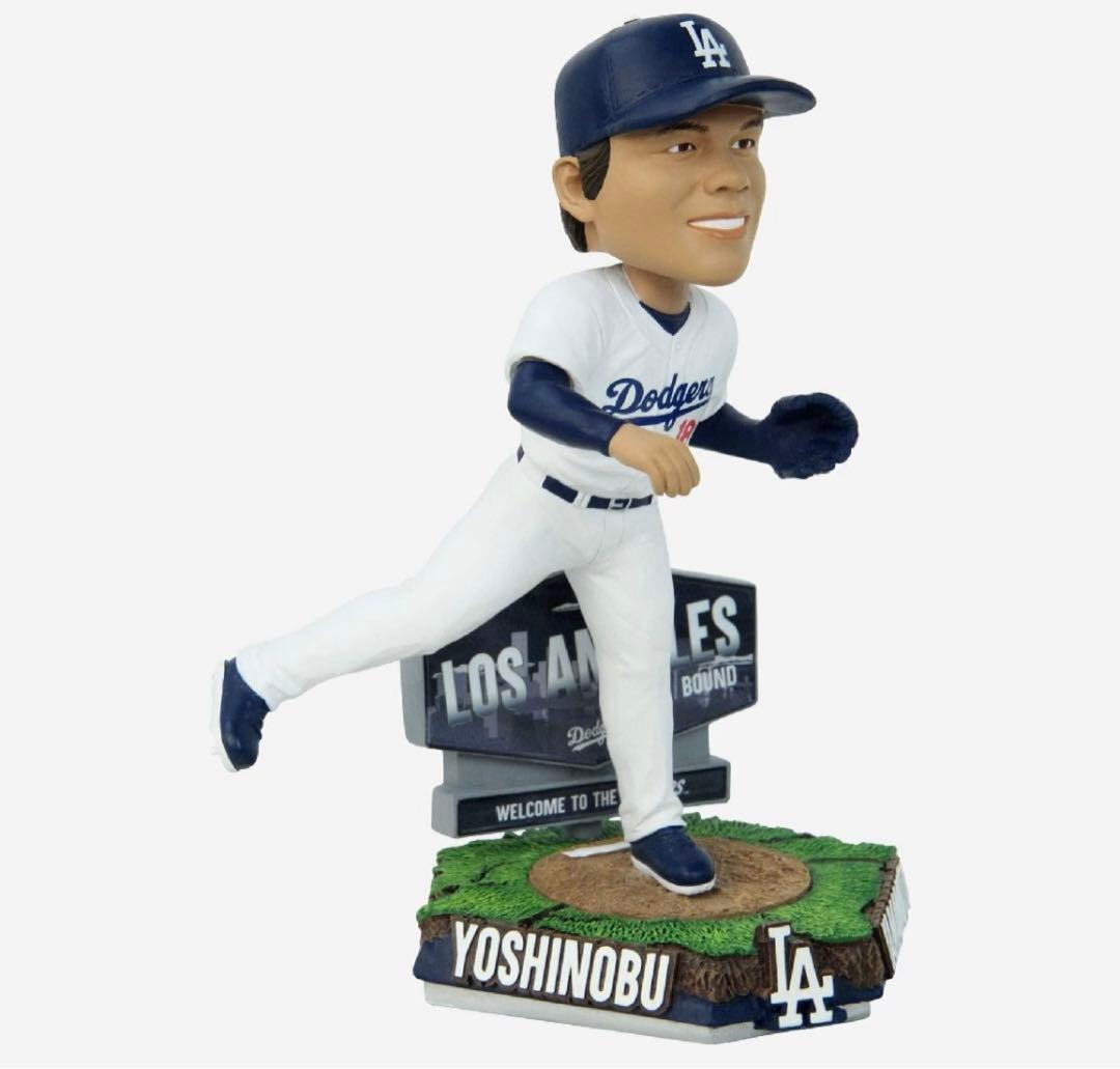 山本由伸　ボブルヘッド　ドジャース 新品　バブルヘッド　ワールドシールドMVP