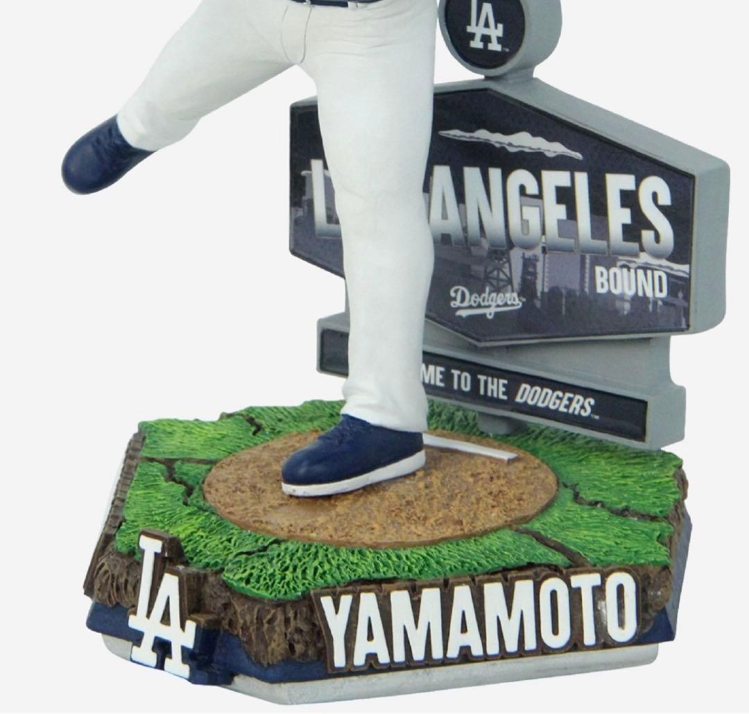 山本由伸　ボブルヘッド　ドジャース 新品　バブルヘッド　ワールドシールドMVP