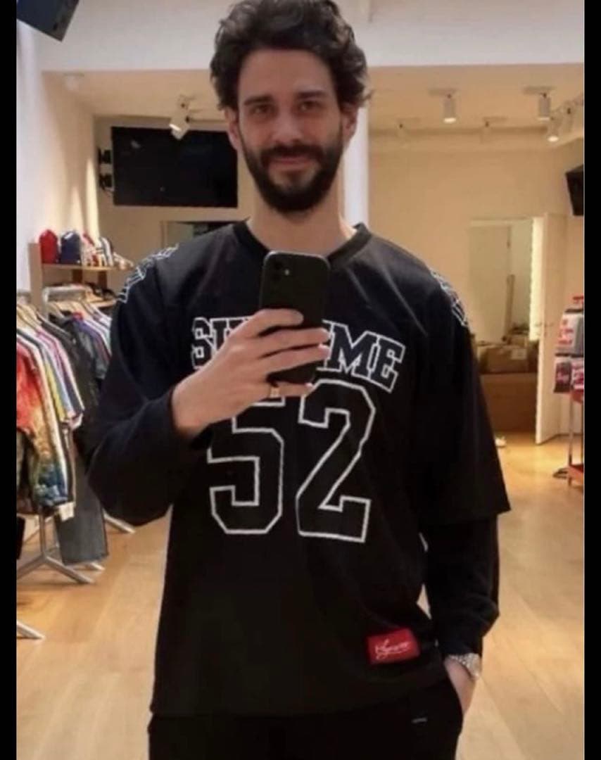 シャツ Supreme Spiderweb Football Jersey \"Black