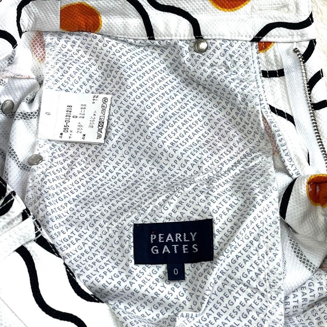PEARLY GATES GOLF パンツ 目玉焼柄 白 人気 レディース S