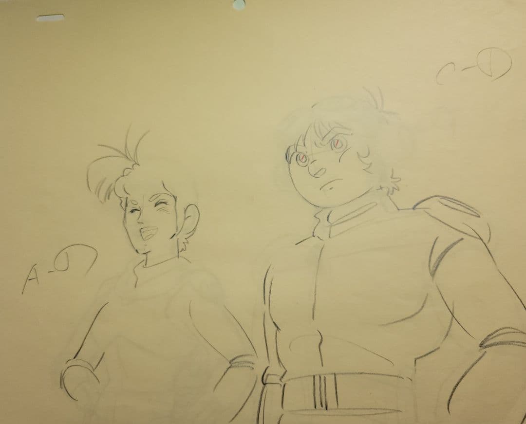 「戦闘メカ ザブングル」 直筆原画 　#8　　日本サンライズ