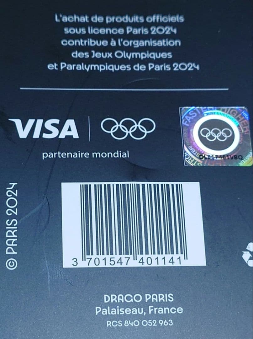 2024年PARISパリオリンピック ゴールドピンバッジ 新品