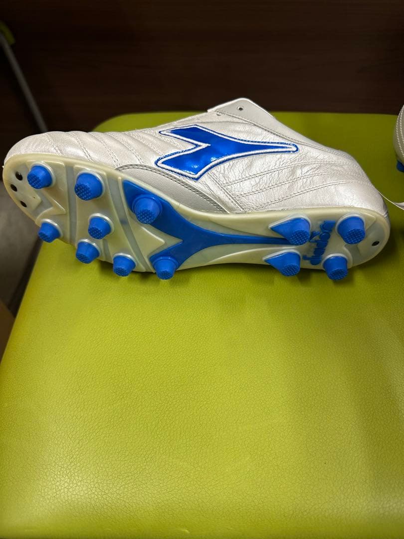 DIADORA サッカーシューズ スパイク 28.0cm ホワイト/ブルー