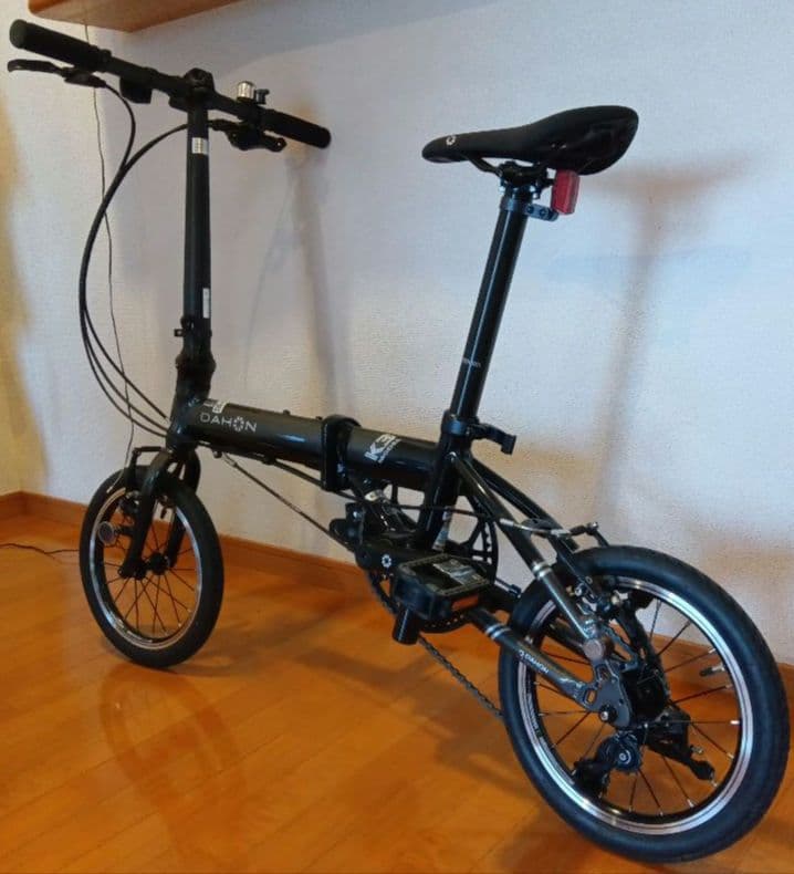 DAHON K3 折りたたみ自転車 ブラック 専用カバー付き