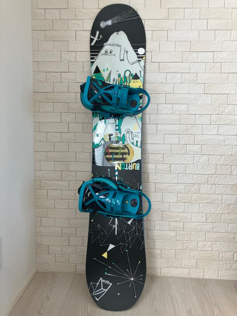 BURTON バートン　スノーボード3点セット バッグ付き