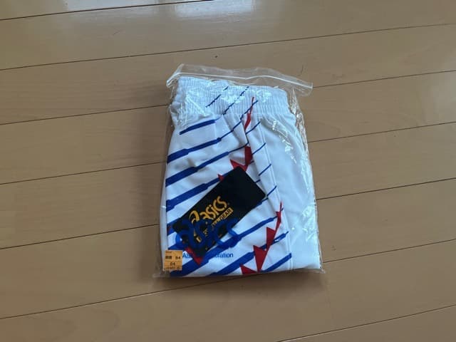 【値下げ】サッカー日本代表　ドーハモデル　サイズO　レプリカユニフォームパンツ