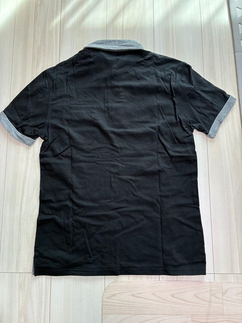 Burberry Black Label ポロシャツ ブラック/グレー