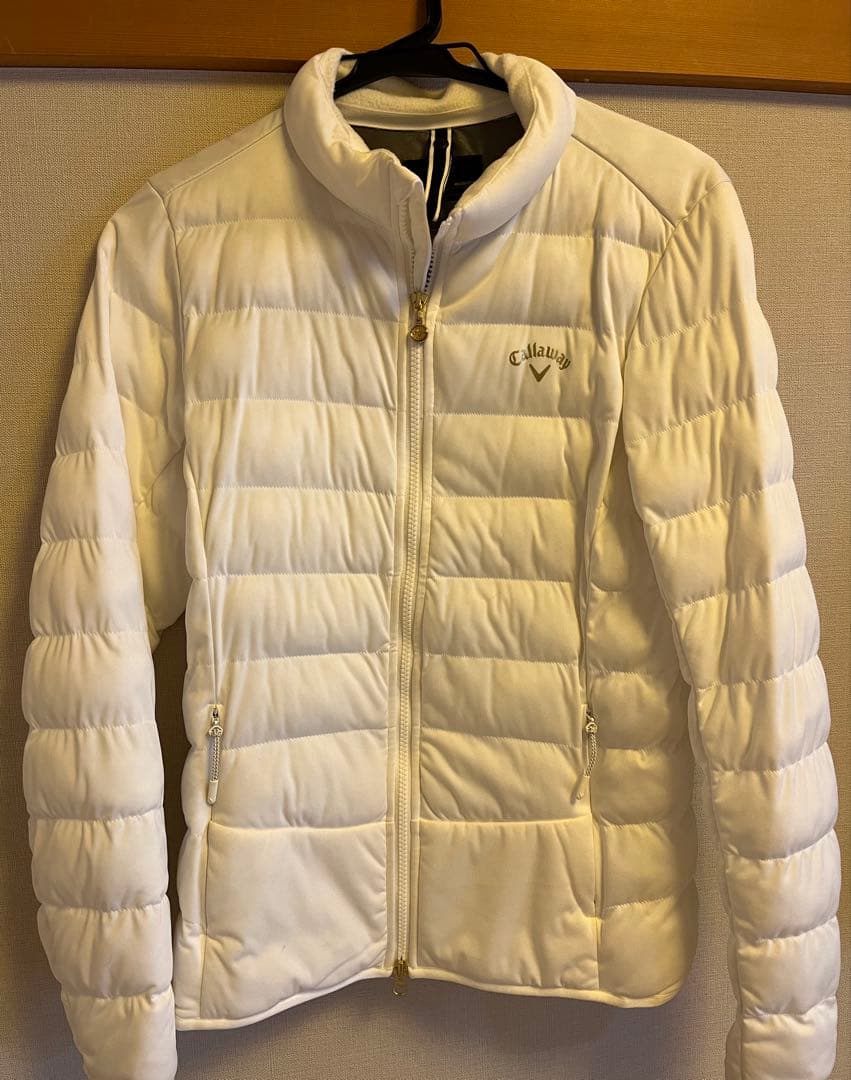 ［中古品］Callaway ゴルフウェア　レディースジャケット L ホワイト