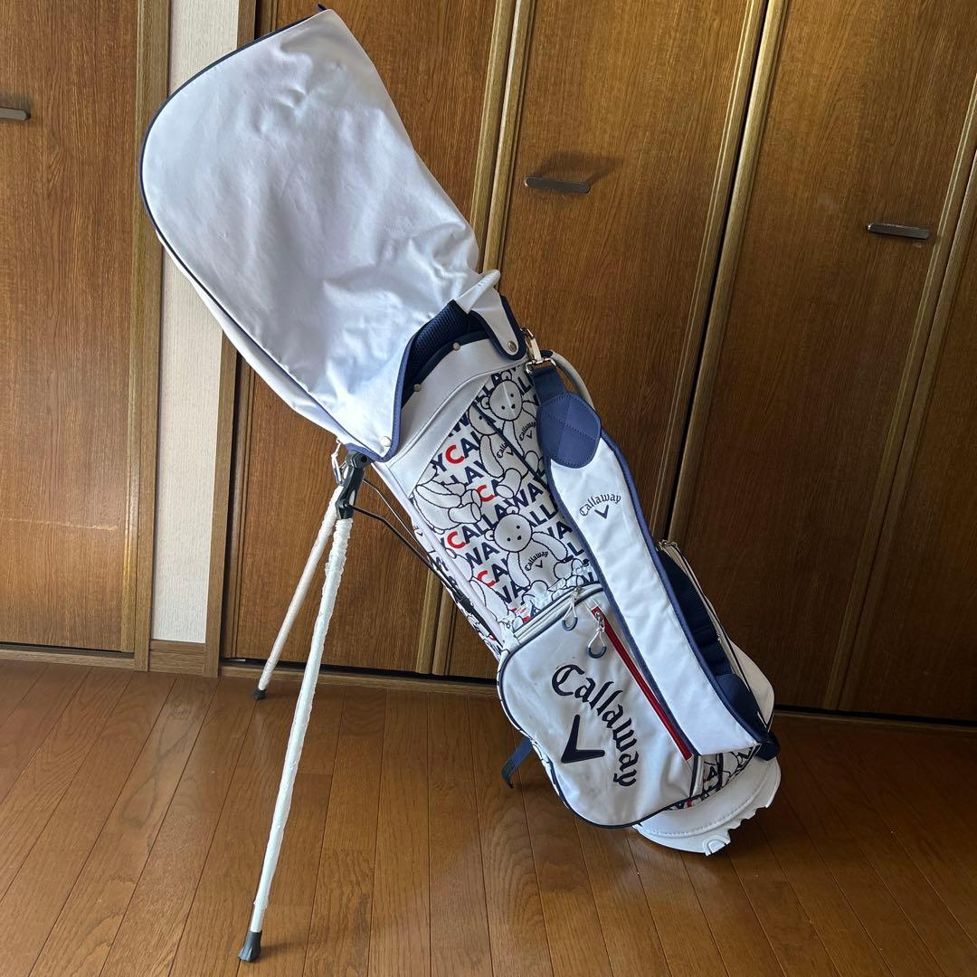 Callaway キャディバッグ スタンド付き ホワイト