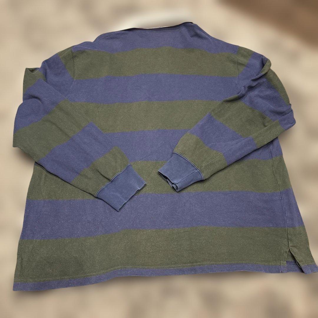 Polo by Ralph Lauren ラガーシャツ LL ネイビー/グリーン