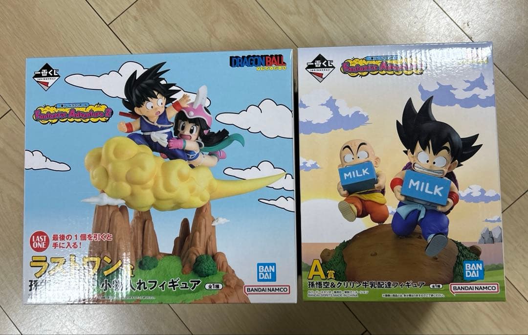 一番くじ ドラゴンボール 孫悟空＆クリリン フィギュア 孫悟空＆チチ フィギュア