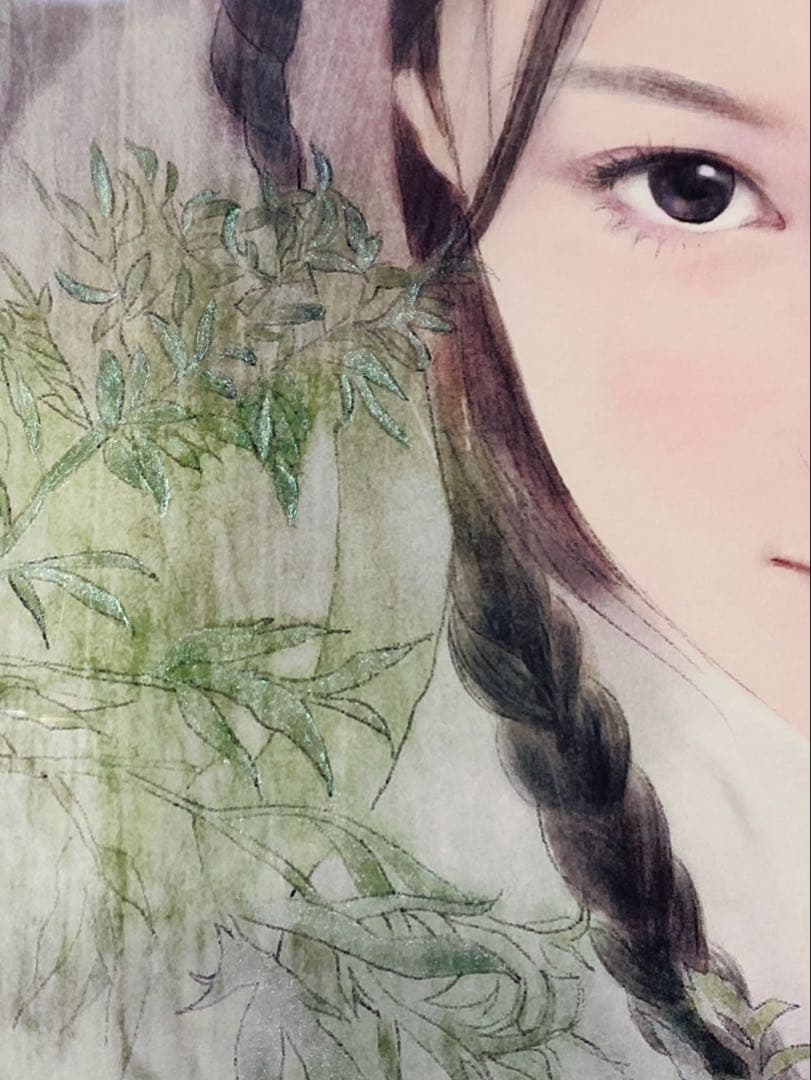 ジクレ+手彩　平凡・陳淑芬　直筆サイン　ピンファン　チェン・シュウフェン　版画②