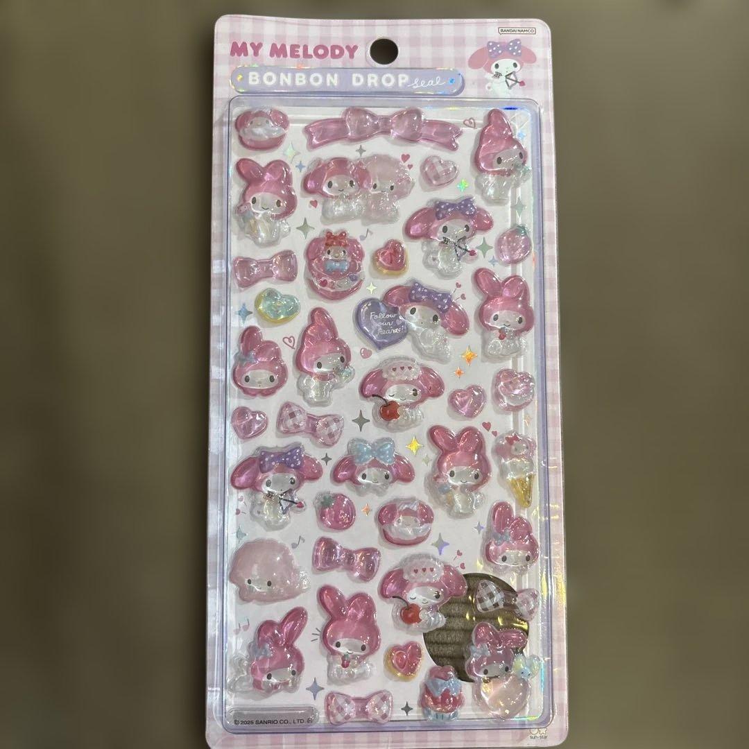 正規品　新品未使用　ボンボンドロップシールサンリオ　5枚セット