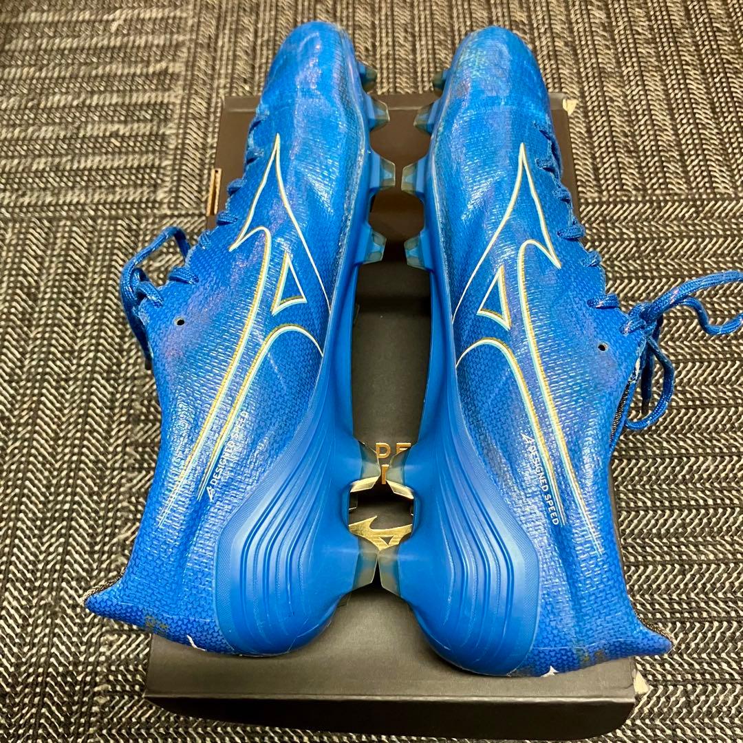 Mizuno Alpha Japan ブルー 限定カラー 25.5cm 使用少