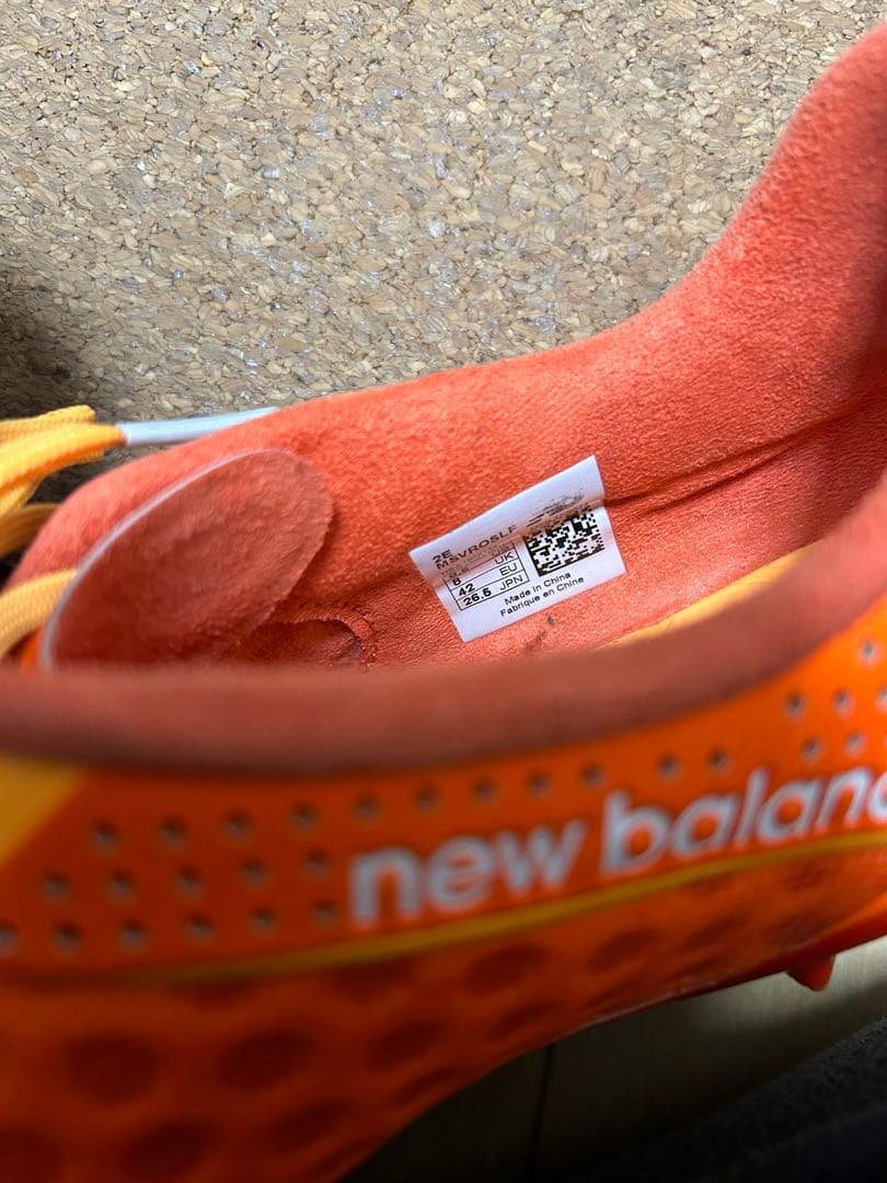 ニューバランス VISARO FG 2E オレンジ 26.5cm