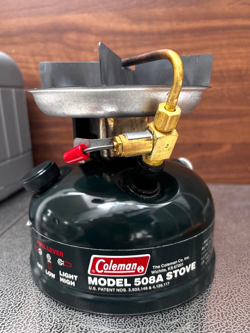 Coleman コールマン シングルバーナー 508A 燃焼状態良好！
