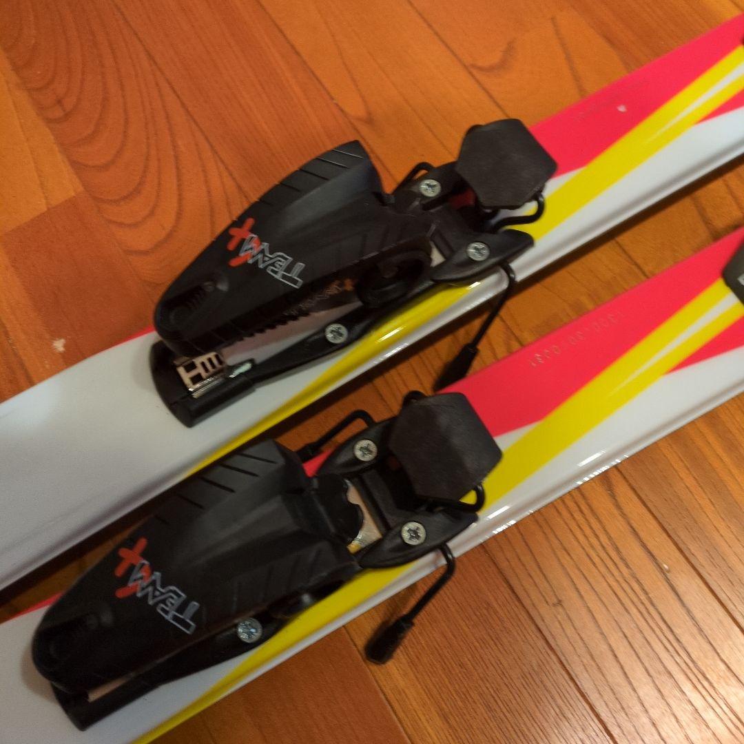 GURKE 22 スキー 130cm カラフル、ポール、ブーツ３点セット