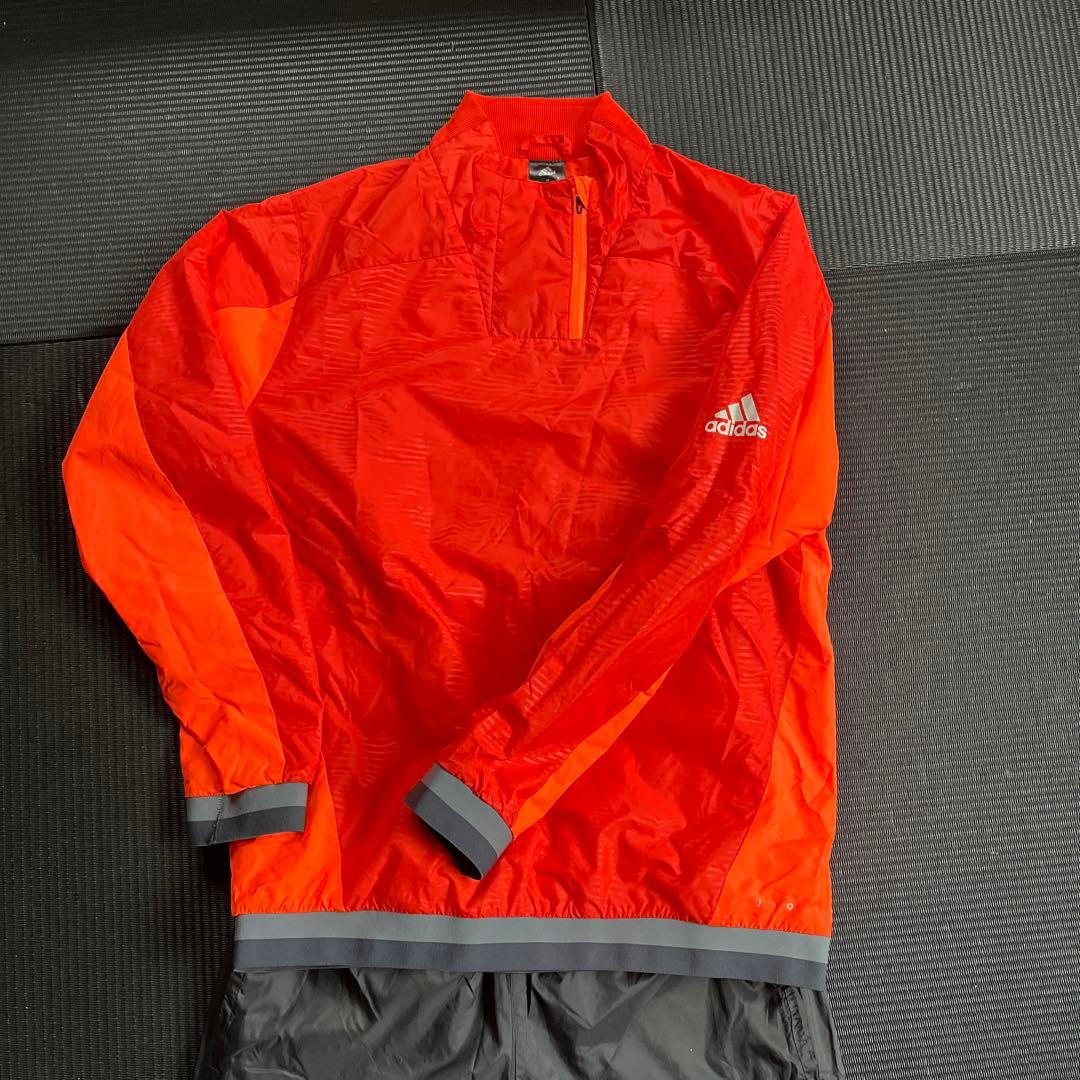 adidas アディダス　ウィンドブレーカー　セットアップ　上下　Lサイズ