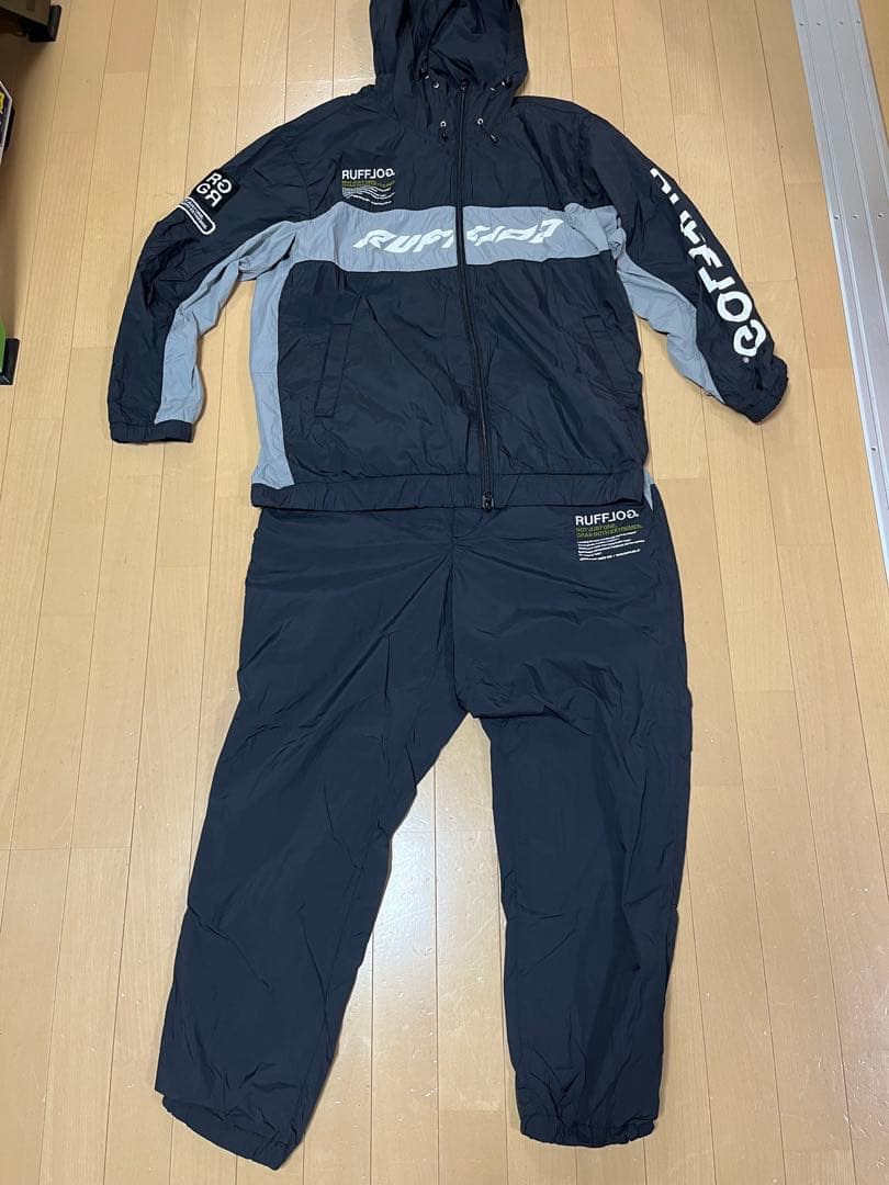 ［難あり］ラフロッグ セットアップ　サイズL、XL ブラック
