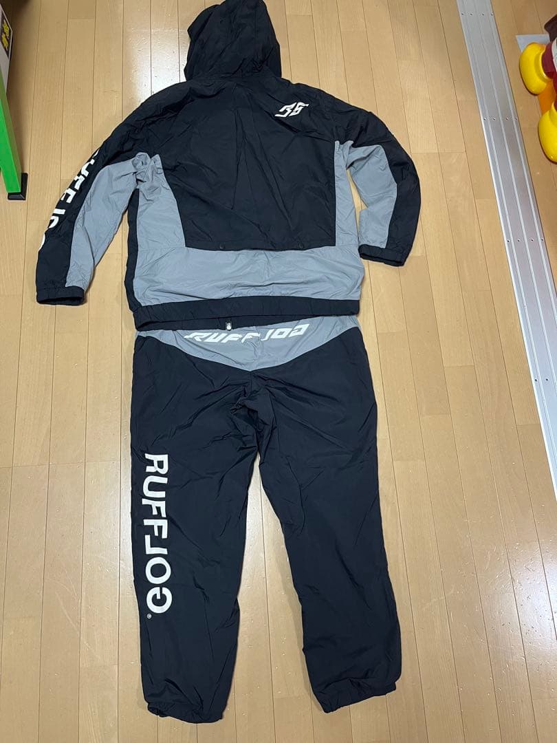 ［難あり］ラフロッグ セットアップ　サイズL、XL ブラック