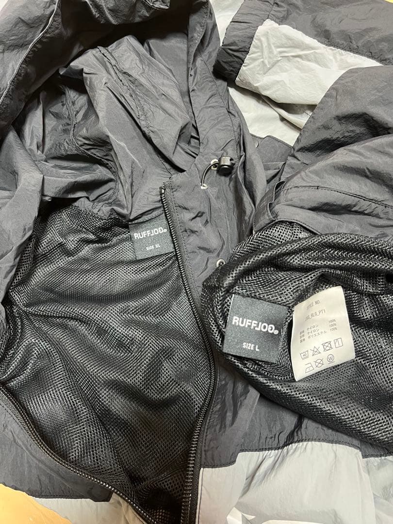 ［難あり］ラフロッグ セットアップ　サイズL、XL ブラック