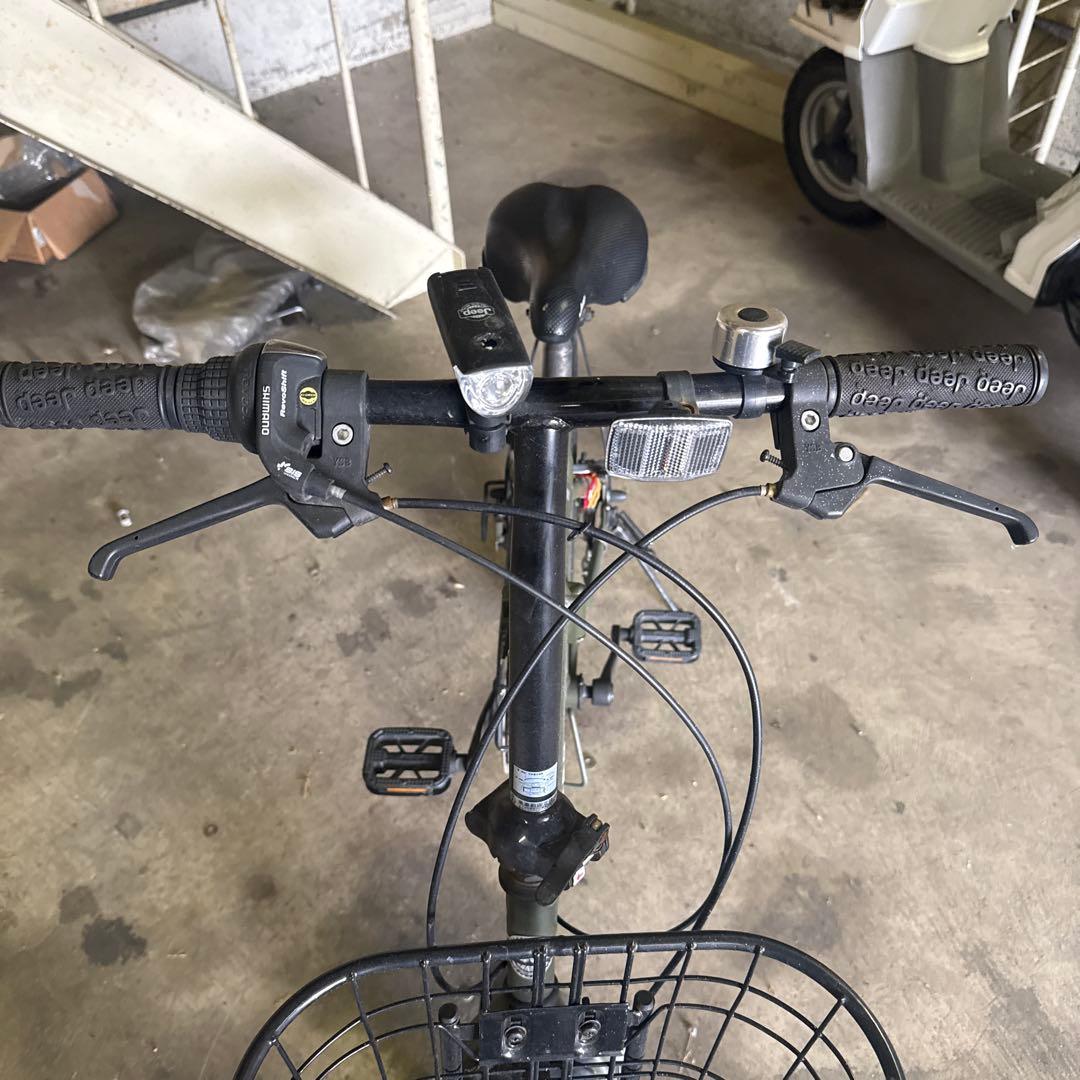Jeep 折りたたみ自転車 オリーブグリーン