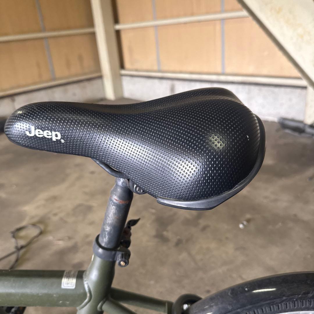 Jeep 折りたたみ自転車 オリーブグリーン