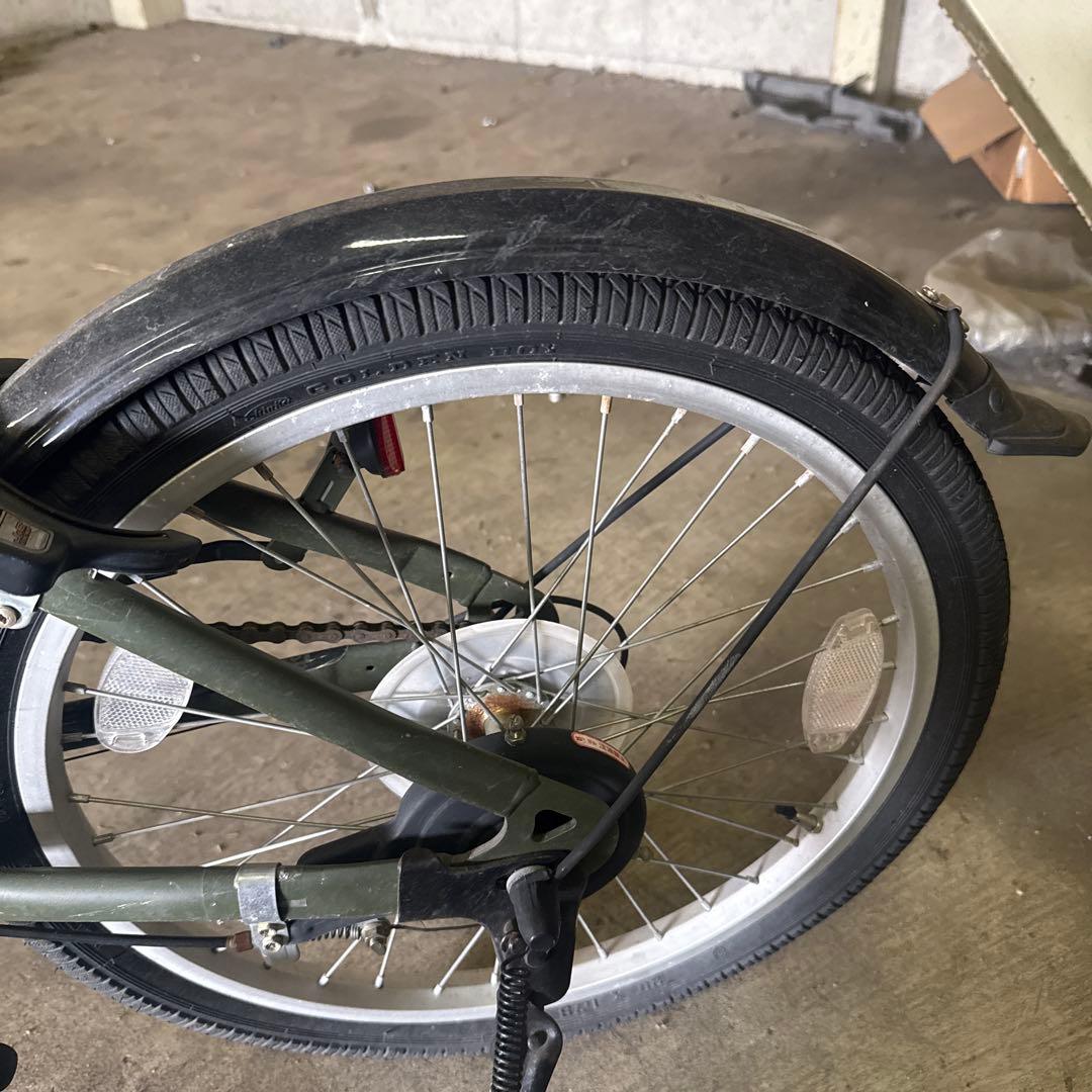 Jeep 折りたたみ自転車 オリーブグリーン