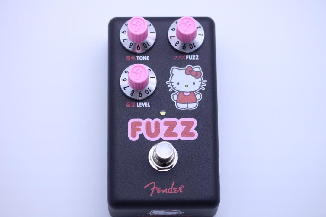 Fender Hello Kitty Fuzz エフェクター 黒 キティ◆