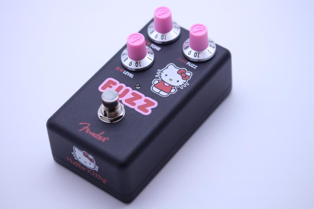 Fender Hello Kitty Fuzz エフェクター 黒 キティ◆