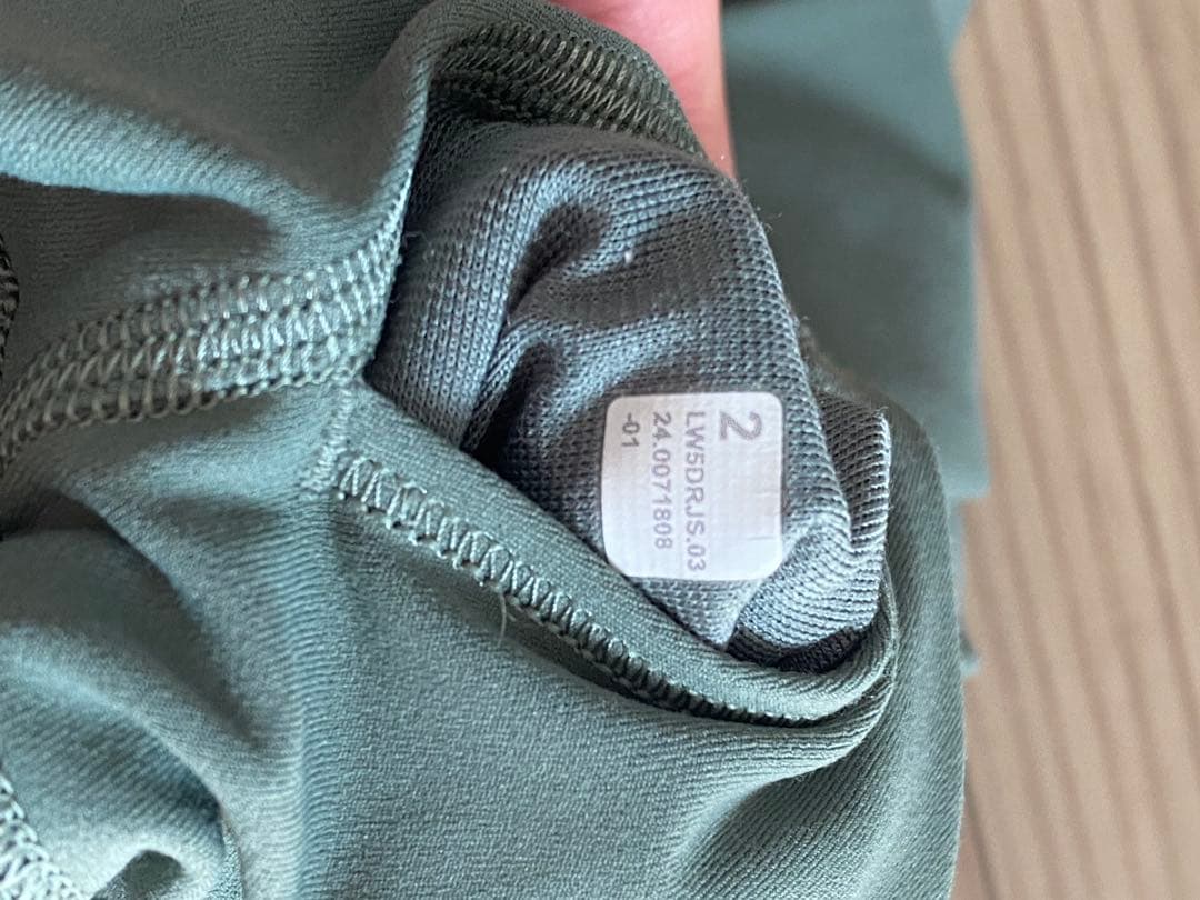 Lululemon Align ハイウエスト グリーン レギンス
