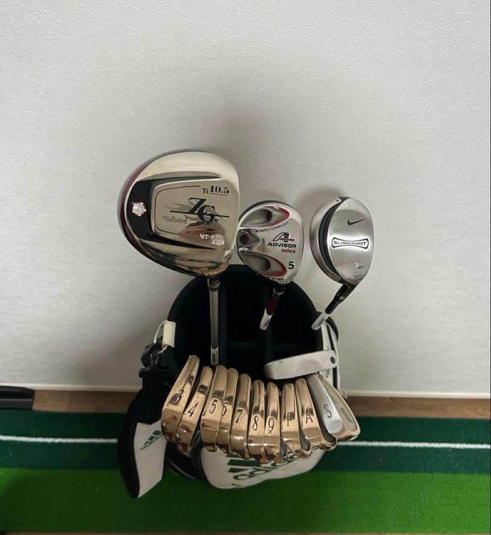 【大人気】　adidas ゴルフクラブセット　右利き用　NIKE キャロウェイ