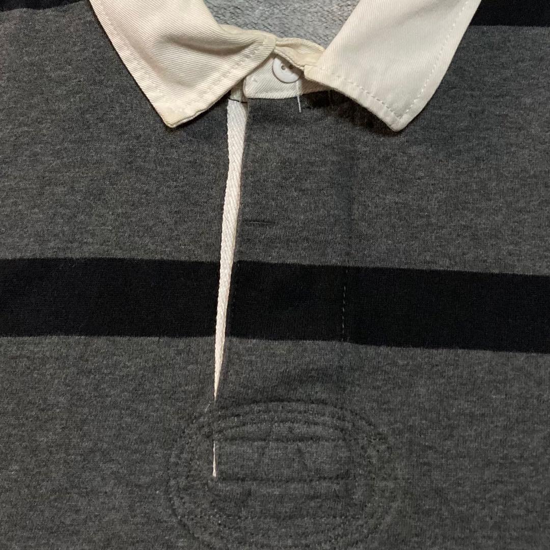 PolobyRalphLauren RugbyShirt 刺繍 90s XXL