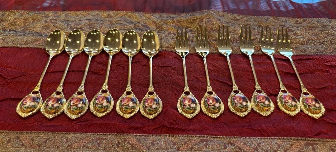 美品　エインズレイ　カトラリーセット 12本セット