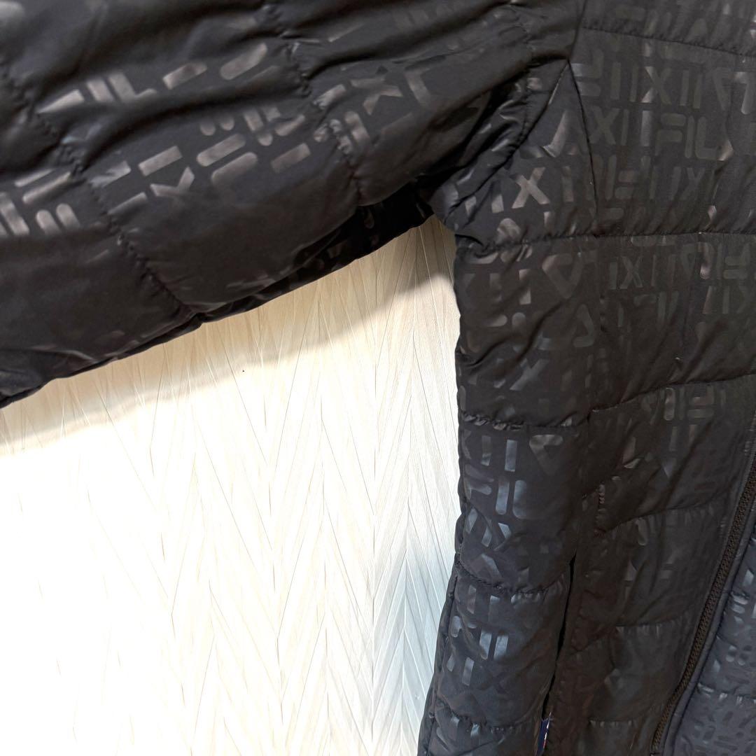 【極美品】FILA GOLF セットアップ M ブラック メンズ ゴルフウェア
