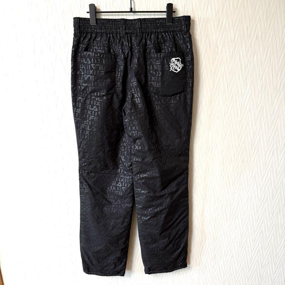 【極美品】FILA GOLF セットアップ M ブラック メンズ ゴルフウェア