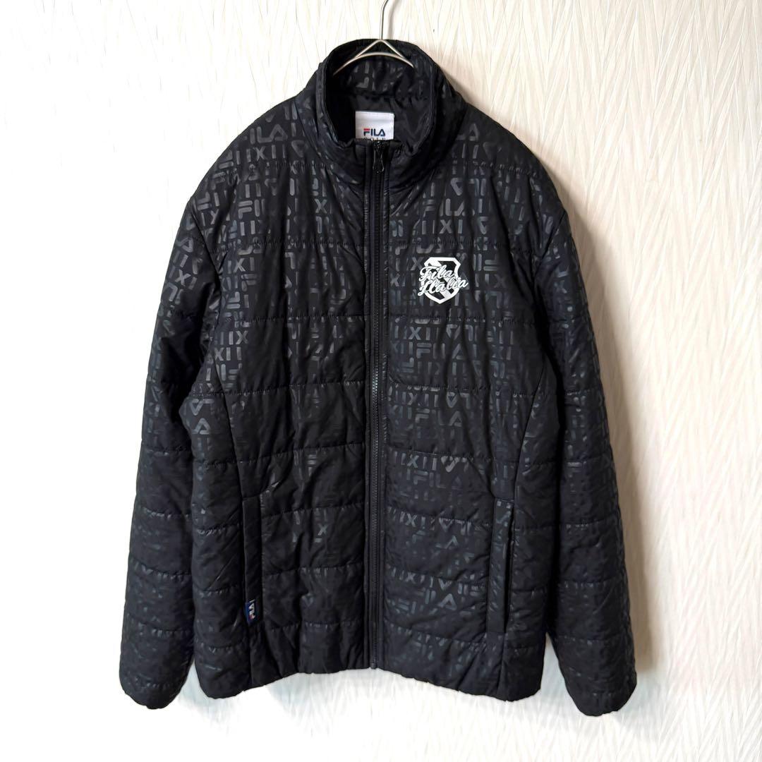 【極美品】FILA GOLF セットアップ M ブラック メンズ ゴルフウェア