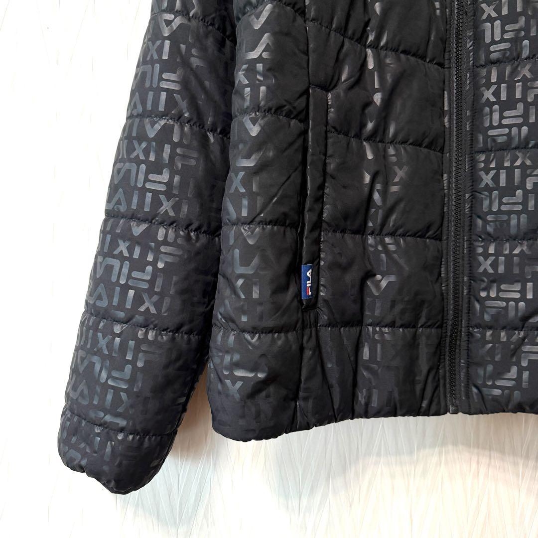 【極美品】FILA GOLF セットアップ M ブラック メンズ ゴルフウェア