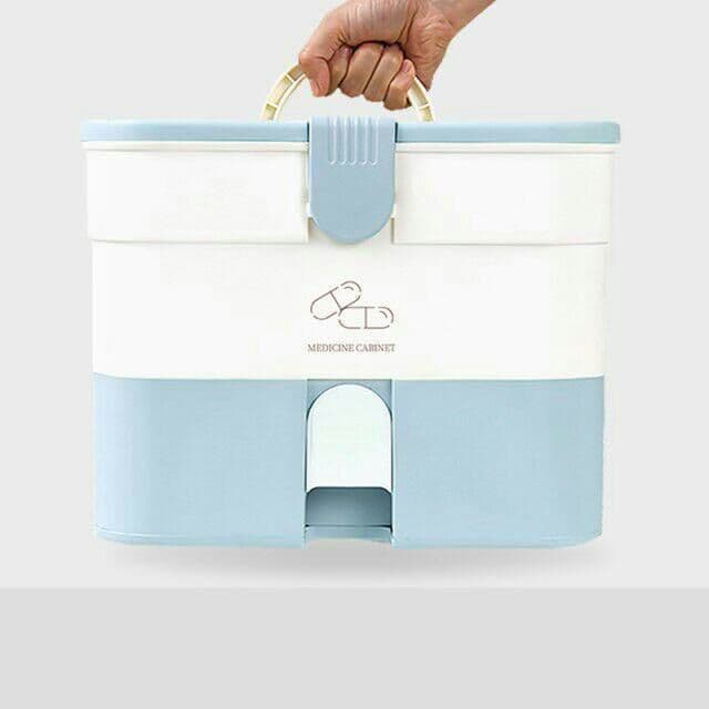 家庭用多層救急用品収納箱　引き出し　救急ボックス