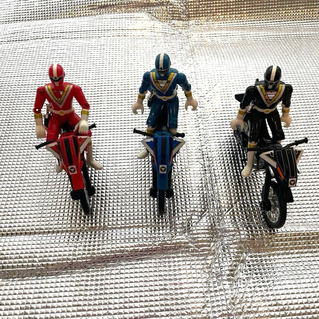 地球戦隊ファイブマン 3体セット　ホークアロー バイク バンダイ 超合金