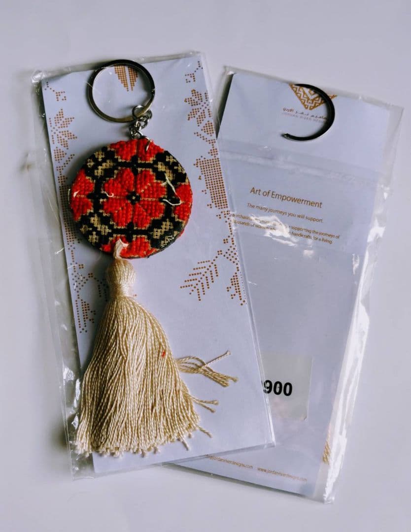 大阪 関西万博　EXPO2025　ヨルダン　パビリオン　限定　キーホルダー　刺繍