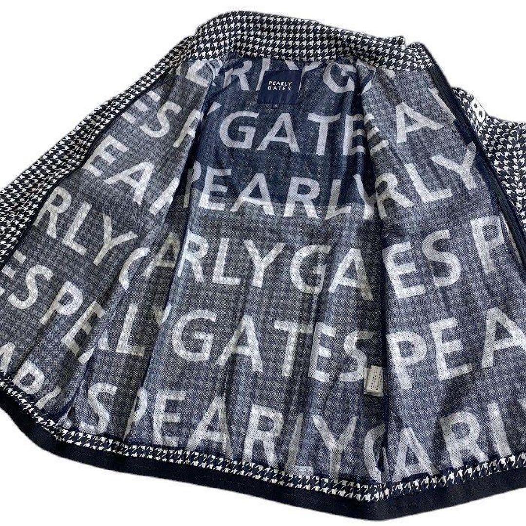 【PEARLY GATES】撥水 スタンドカラー Wジップブルゾン ジャケット